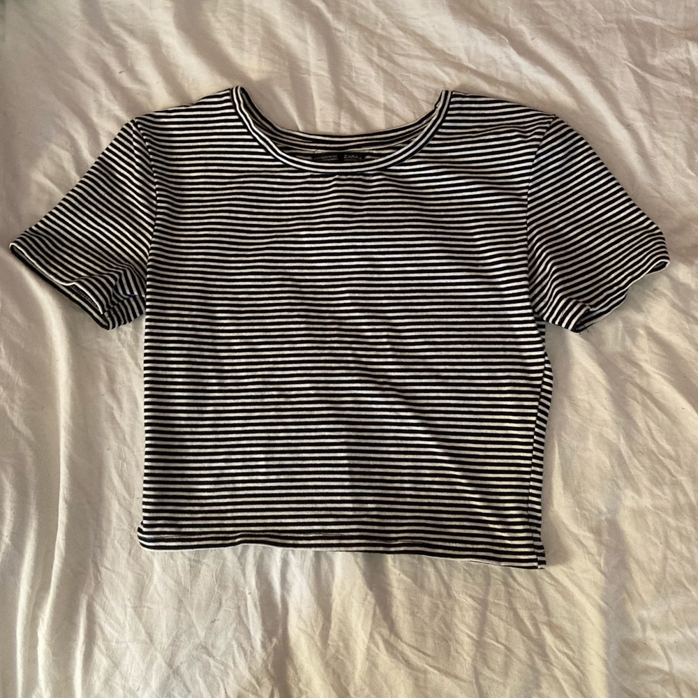 Assorted Black & White tanks/ crop tops